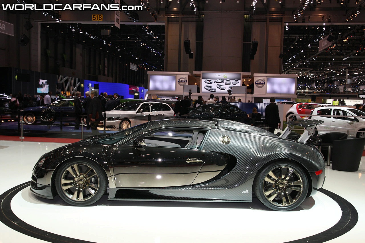 Тюнинг bugatti veyron 2005, фото тюнинга бугатти вейрон купе 2005 года